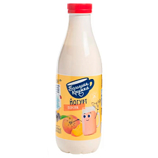 Йогурт Большая Кружка персик 2,5% 0,8кг