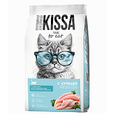 Сухой корм для кошек для профилактики мочекаменной болезни с Курицей ТМ «KISSA» 0,35 кг (пакет)