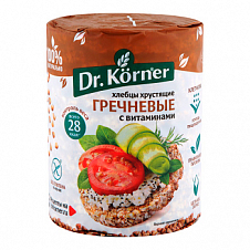 Хлебцы "Гречневые с витаминами" 0,1кг Dr. Korner