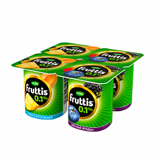 Фруттис продукт йог. 0,1% Легкий 110г ананас-дыня/лесные ягоды