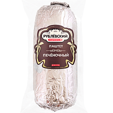 Паштет мясной Печеночный, газ. среда, вес 700г/2,8кг/ТД Рублевский