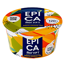 Йогурт EPICA с манго и семенами чиа 5,0% 130г