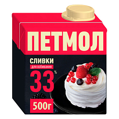 Сливки Петмол 33% 500мл