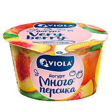 Йогурт VIOLA Very Berry с персиком. мдж 2,6%, 180г