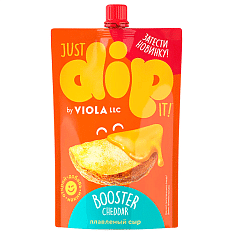 Сыр плавленый Dip Viola Booster Cheddar мдж в сух. вещ. 45%.180г