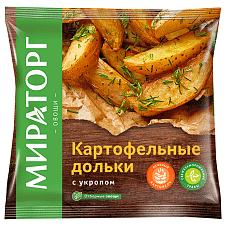 Картофельные дольки с укропом ЗАМ, 400г/10шт/МИРАТОРГ