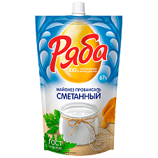 Майонез Сметанный Провансаль 50,5% 330г/16шт/ТМ Ряба