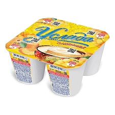 Услада сливочная продукт йог. пастер. 5,0% 95г с соком абрикоса и манго*24