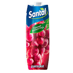 Напиток сокосодержащий Santal красный виноград 1л Prisma