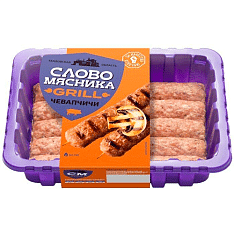 Чевапчичи Гриль свиные, ОХЛ, 300г/4шт/Слово Мясника