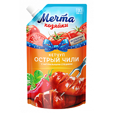 Кетчуп "Мечта Хозяйки" острый чили 350г