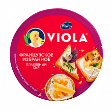 Сыр плавленый Виола 130 г мдж в с.в.45%  треуг.  ассорти "Французское избранное"