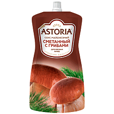 Соус майонезный Сметанный с грибами 42% 233г/10шт/ТМ Астория