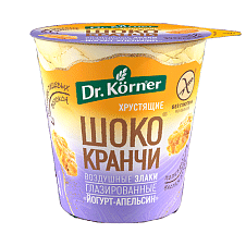 Продукт зерновой Шококранчи злак. Апельсиновые с йогуртом  глазир. 0,04кг*8шт Хлебпром