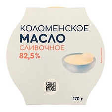Масло Коломенское сливочное 82,5%ж 170г/4 Керамика