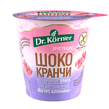 Продукт зерновой Шококранчи злак. Клубничные с йогуртом глазир. 0,04кг*8шт Хлебпром