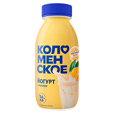Йогурт «Коломенский» из цельного молока «МАНГО» с массовой долей жира от 3,4% до 4,5% 260г/4 бут.