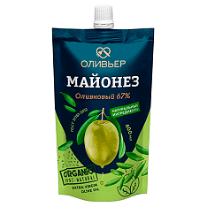 Майонез ТМ "ОЛИВЬЕР" Провансаль 67% ГОСТ дой-пак 400 мл