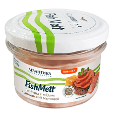 Горбуша FishMett с медом и дижонской горчицей, Атлантика 170г/6шт