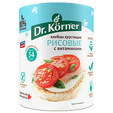 Хлебцы "Рисовые" 0,1 кг Dr. Korner