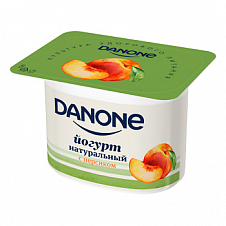Данон йогурт Персик 2,9% 110г