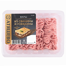 Фарш из свинины и говядины 0,4 кг Атяшево