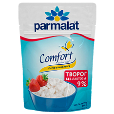 Творог Parmalat Comfort Рассыпчатый б/лакт. 9% 6х260г Doy pack