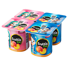 Фруттис продукт йог. 2,5% Кидс 110г персик