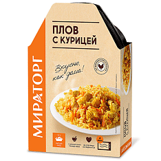 Плов с курицей ЗАМ, 260г/6шт/МИРАТОРГ