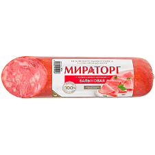 Колбаса варено-копченая Балыковая, охл, 375г/6шт/МИРАТОРГ