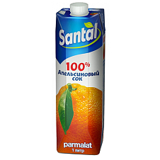 Сок Santal апельсиновый 1 л. для д.п.