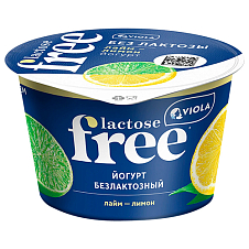 Йогурт безлактозный FREE Лайм-лимон 2,7% 180г