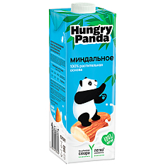 Напиток Hungry Panda у/паст. миндальный 1,1% на растительном сырье 1л/12шт