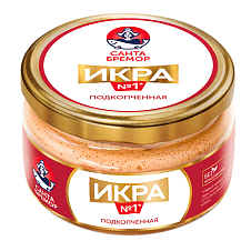 Икра деликатесная подкопченная ст.бан. 180г/6шт