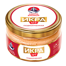 Икра деликатесная подкопченная ст.бан. 180г/6шт