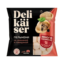 Delikaiser Пельмени со свининой и говядиной ЗАМ 400г/10шт