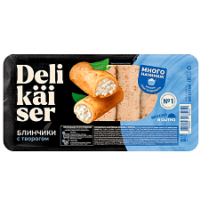 Delikaiser Блинчики с творогом ЗАМ 420г/12шт