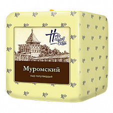 Сыр Муромский 50% с топл. мол. брус 2,5кг Новопокровский