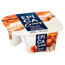Йогурт EPICA CRISPY с карамелью и сем.подсол.орех карам. 10,2% 140г