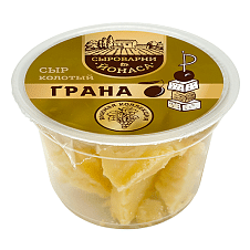 Сыр полутвердый "Грана" 45% колотый 100г/4шт/Сыроварни ЙОНАСА