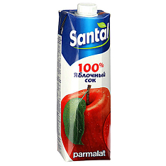 Сок Santal яблочный 1 л. для ДП