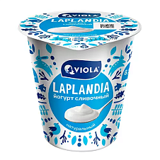 Йогурт Сливочный VIOLA Laplandia мдж 8,5% 260г new