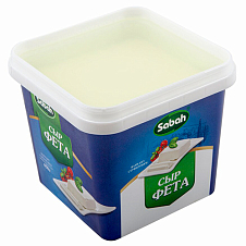 Сыр Фета, 40% , контейнер, 450г Sabah