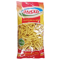 Картофель фри 10*10 "БайСад" зам. п/э пакет 2,5кг/4шт/Лето-К
