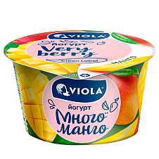 Йогурт VIOLA Very Berry с манго. мдж 2,6%, 180г