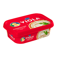 Сыр плавленый Виола 200г. ванночка  Сливочный  мдж в с.в. 50% 
