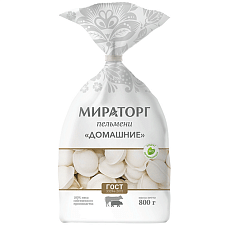 Пельмени Домашние, ЗАМ, 800г/8шт/МИРАТОРГ