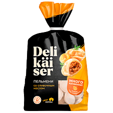 Delikaiser Пельмени со сливочным маслом ЗАМ 700г/6шт