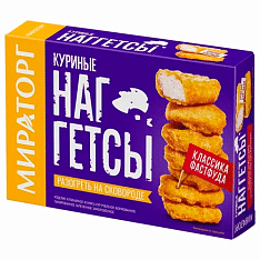 Наггетсы куриные Классические ЗАМ, 250г/12шт/МИРАТОРГ