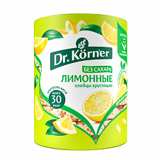 Хлебцы "Злаковый коктейль"лимонный 0,1кг Dr. Korner